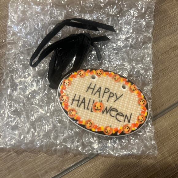 Longaberger happy halloween basket tie on NEW - Picture 1 of 1